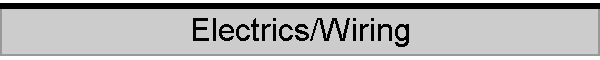 Electrics/Wiring